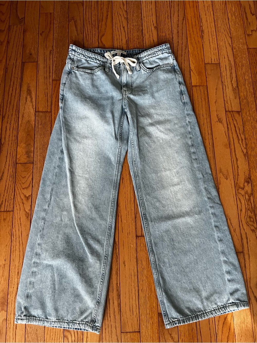 Banana Republic Drawstring Wide Leg Jean Size 27